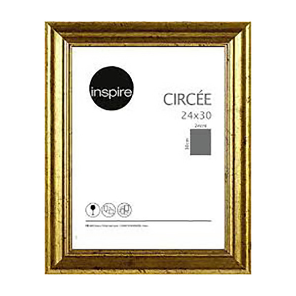 CADRE 24X30 CIRCEE DOREE