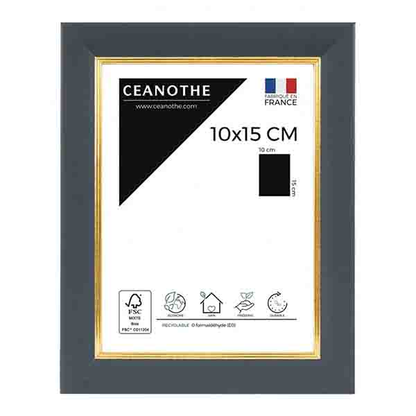 CADRE 10X15 HADES BLEU DORE
