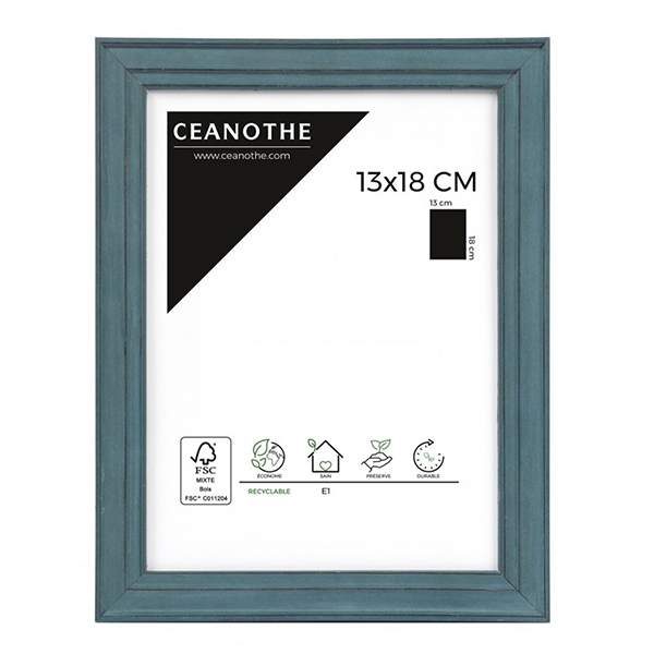 CADRE 13X18 BELLE ILE BLEU