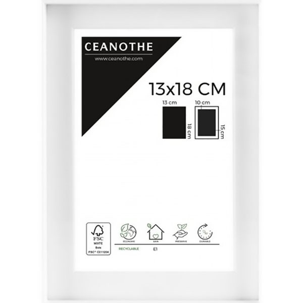 CM 13X18 OUV 10X15 OSLO BLANC