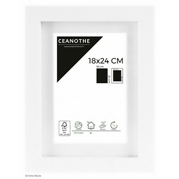 CM 18X24 OUV 13X18 OSLO BLANC