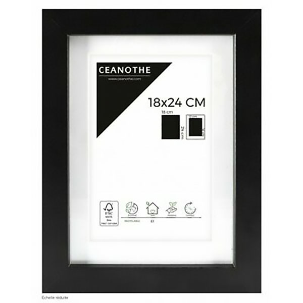 CM 18X24 OUV 13X18 OSLO NOIR