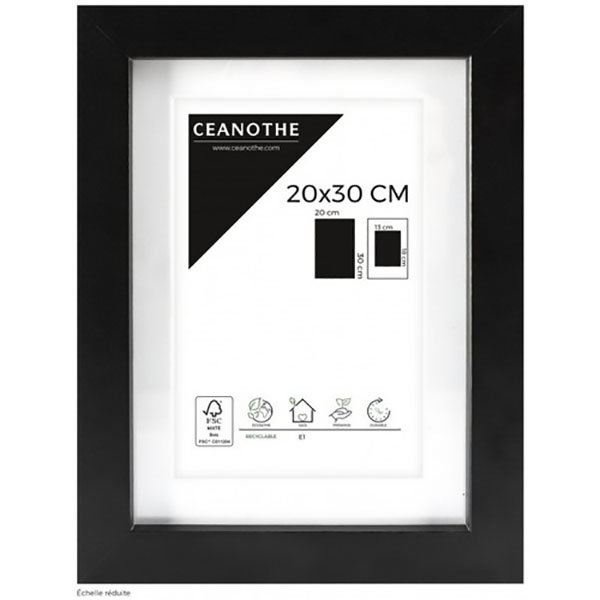 CM 20X30 OUV 13X18 OSLO NOIR