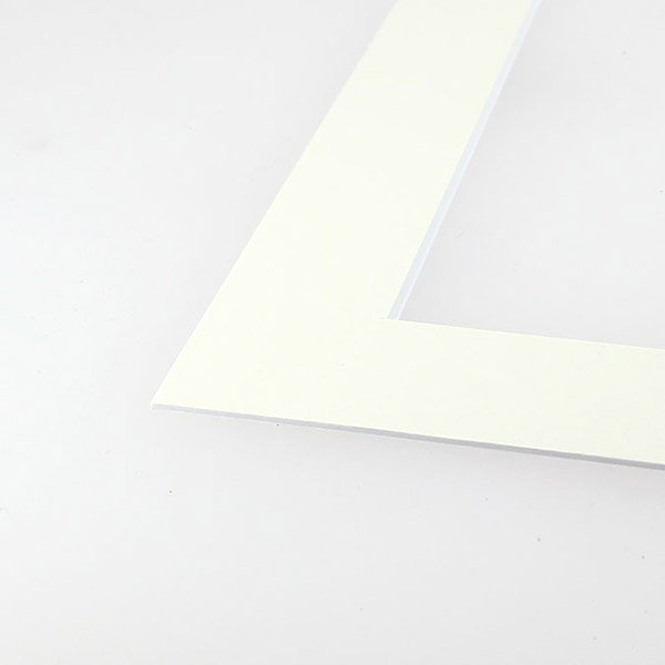 40X50 PP 24X30 BLANC CASSE