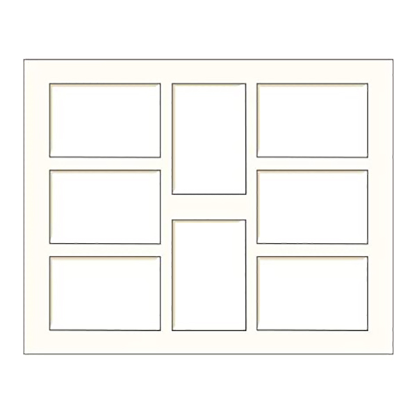 PP MTV 40X50 8 OUV BLANC CAS