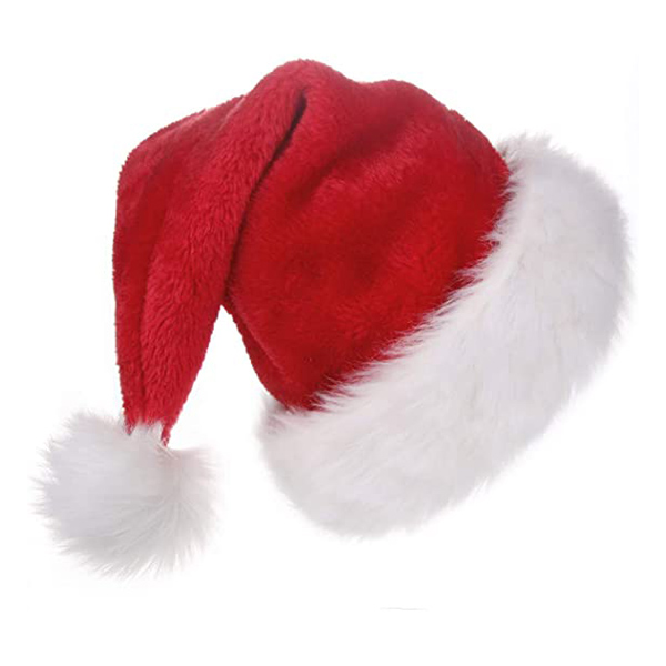 CHAPEAU ADULTE PERE NOEL PELUCHE