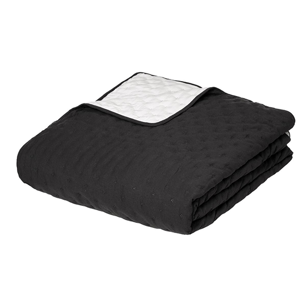 DESSUS DE LIT BICO LAVE GRIS FONCE 240X260