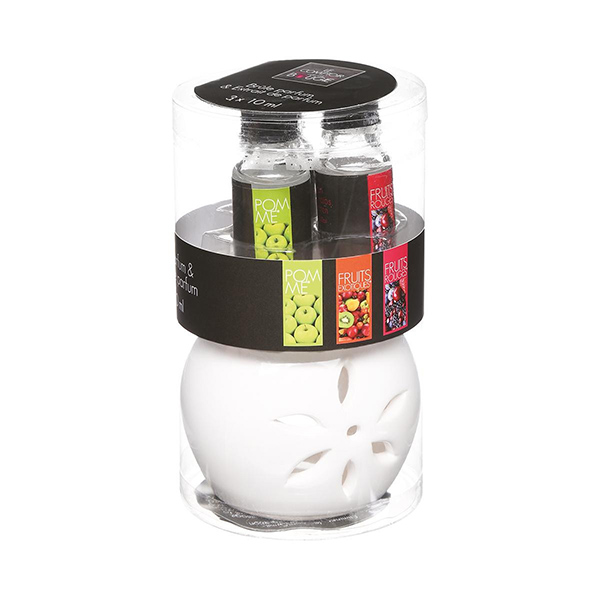 BRULE PARFUMEE +HUILE 10ML FRUITS X3