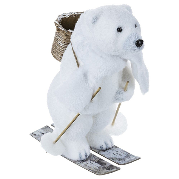 PLF OURS/BONNET S/SKI H26CM