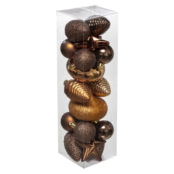 KIT DECO 18 PIECES BRONZE