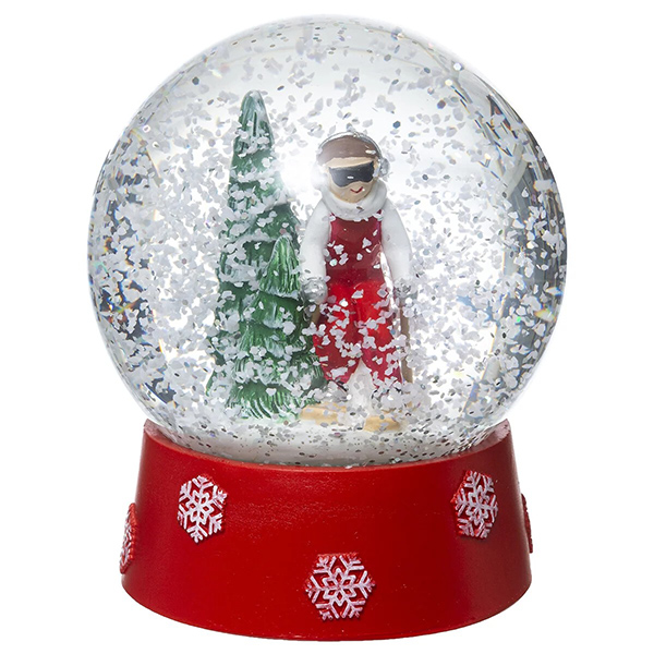 BOULE NEIGE PANCARTE CADEAU 80MM