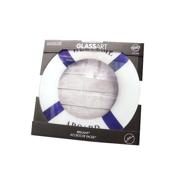 GLASSART ROND 45CM ABOARD