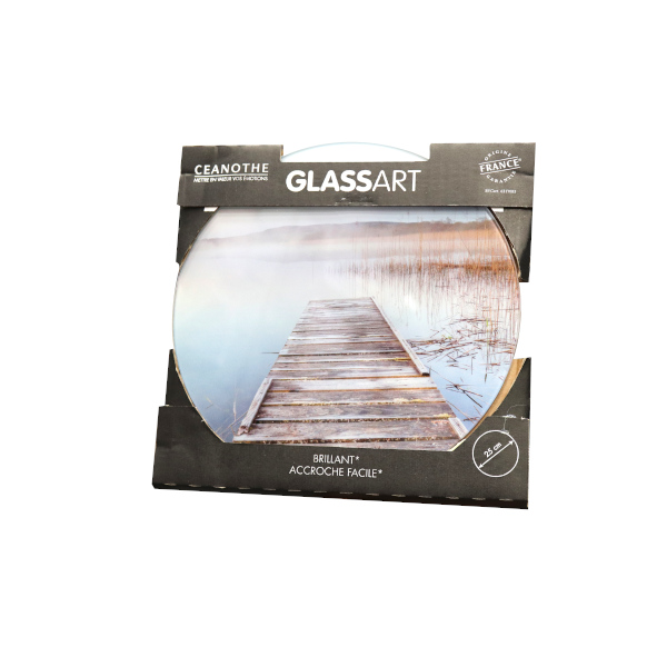 GLASSART ROND LAC 25