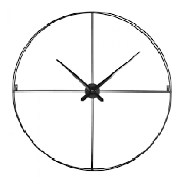 HORLOGE FILAIRE DIAM 80CM
