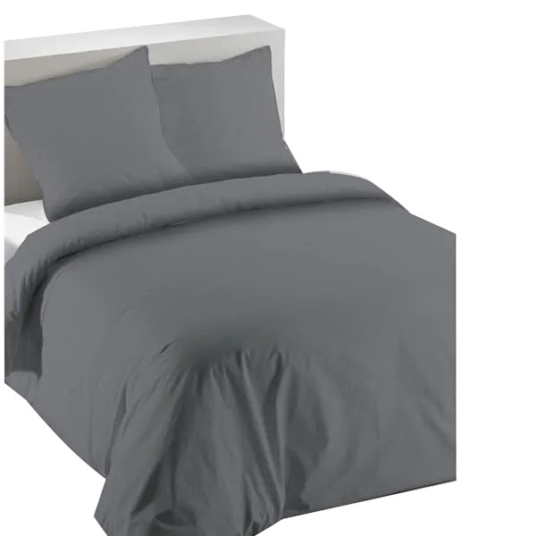 HOUSSE COUETTE GRIS 240X260