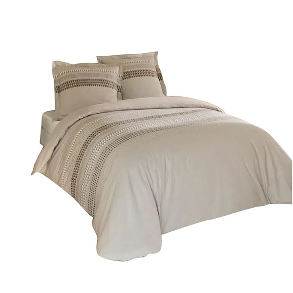 HOUSSE COUETTE TAUPE 240X260