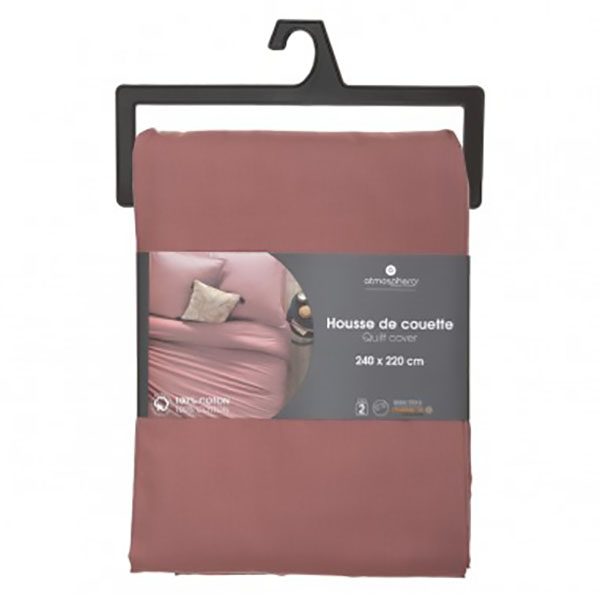 HOUSSE COUETTE 2P BLUSH 240X220