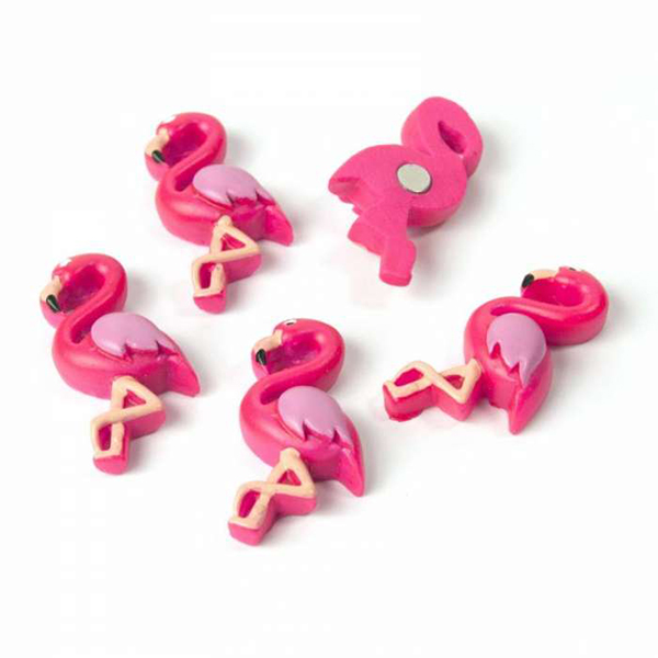 BOITE 6 MAGNETS ROSE
