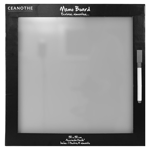 MEMOBOARD GRIS 50X50