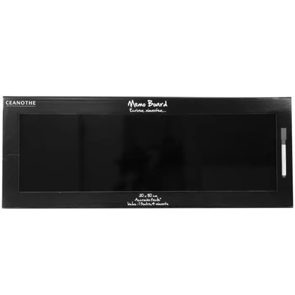 MEMO BOARD NOIR 30X80