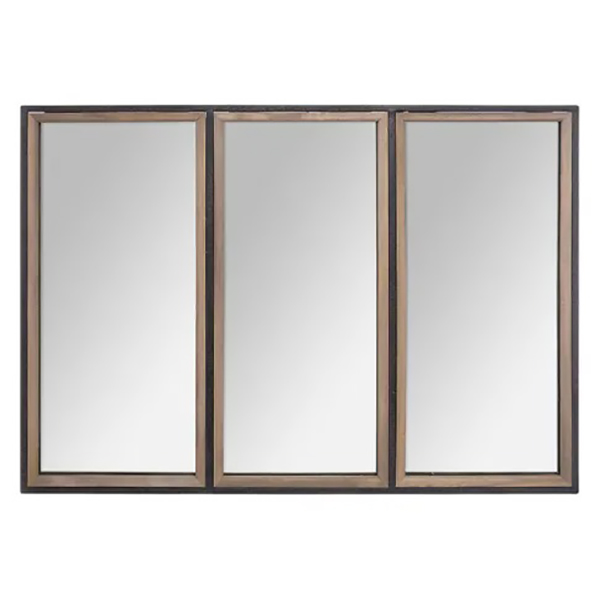 MIROIR BOIS/METAL TINA 70X90