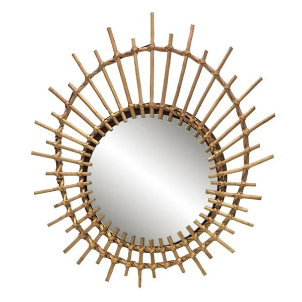 MIROIR ROTIN OEIL 55X41