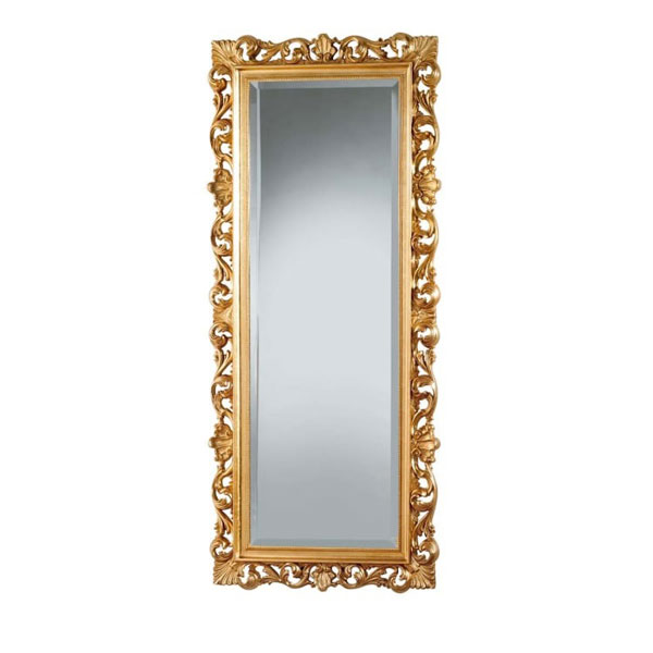 MIROIR DECO BORDURE DORE 800X600MM