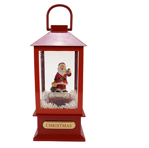 DECO LANTERNE LED MUSICALE NEIGE