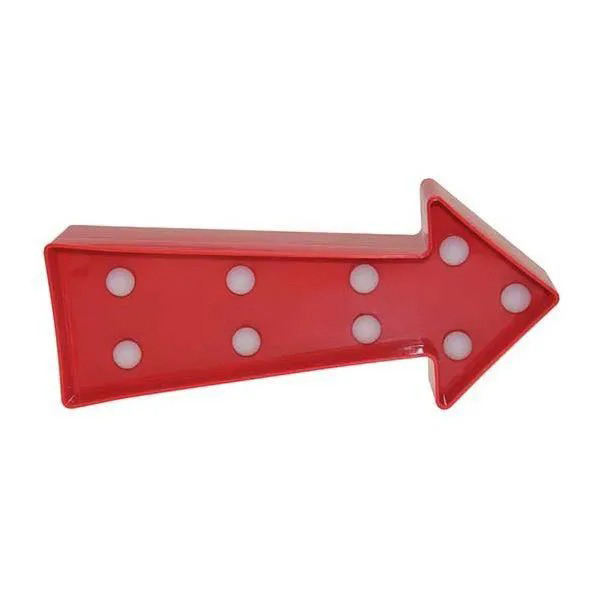 DECO INTERIEUR FLECHE FLASH LED ROUGE