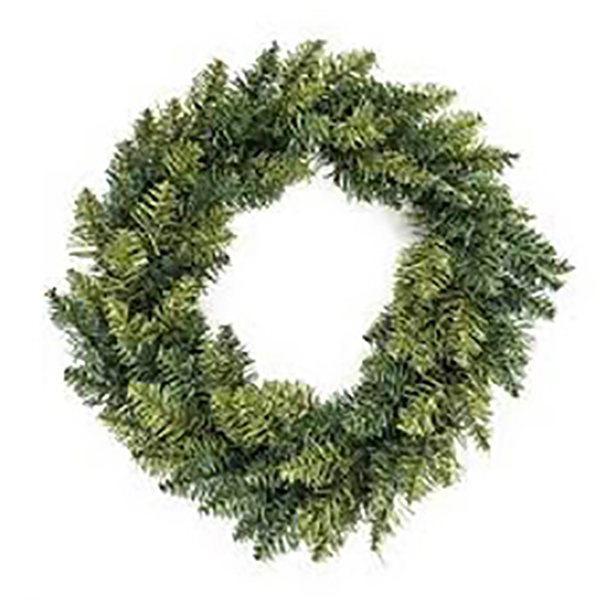 COURONNE 40CM BLOOMING VERT