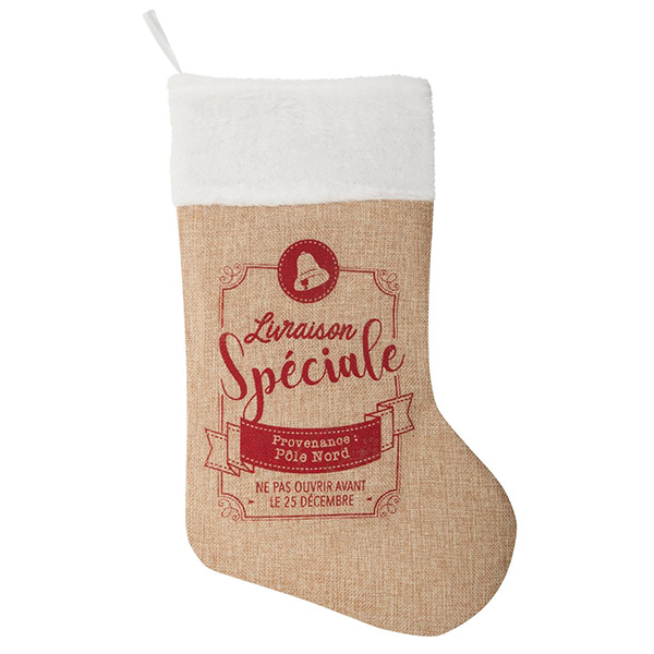 BOTTE JUTE GM IMPRIME H45CM