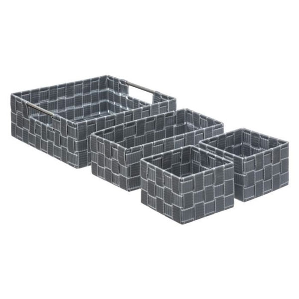 PANIER X4 LISA GRIS CLAIR
