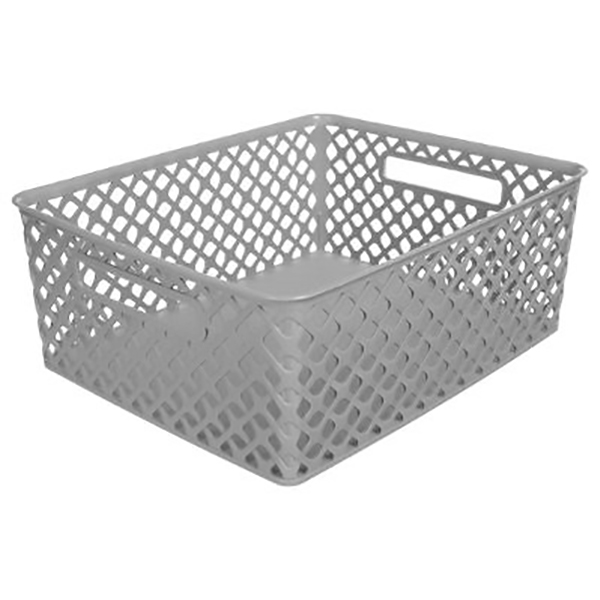 PANIER FOLK PETIT GRIS