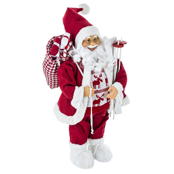 DECO PERE NOEL DEBOUT TRADI 60CM