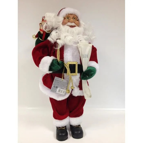 DECO PERE NOEL DEBOUT TRADI 45CM