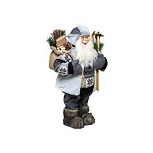 PERE NOEL TRADITIONNEL SKI 30CM