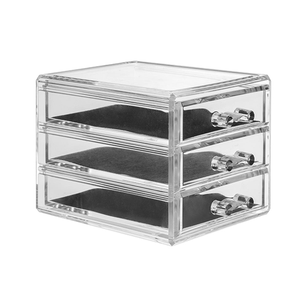 BOITE A BIJOUX 3 TIROIRS TAILLE S