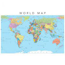 REGART 65X97 WORLD MAP 9
