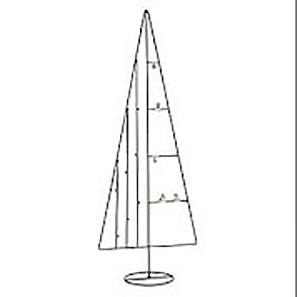 SAPIN DE NOEL METAL GEOM 80CM NR