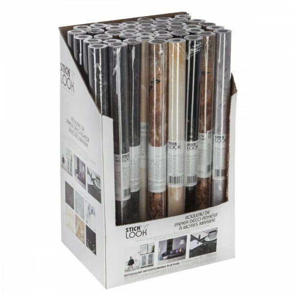 STICKER ROULEAU MARBRE 45X200