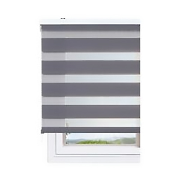 DUOLUX STORE JOUR ET NUIT ARGENT 140X180