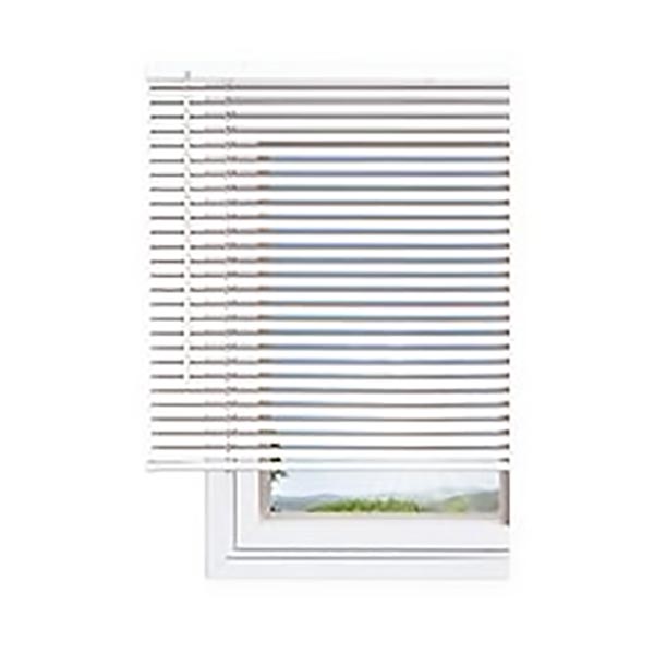TECHNO STORE VENITIEN ALUMINIUM BLANC 105X250