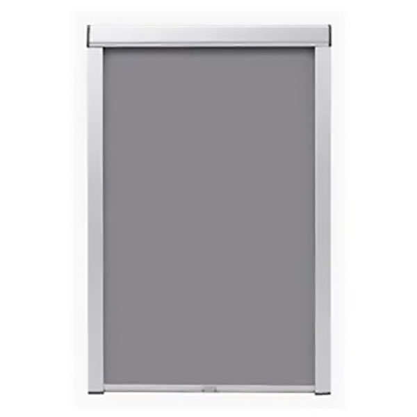CLIPETFIX STORE ENROULEUR OCCULTANT GRIS GRAFITE 75X180