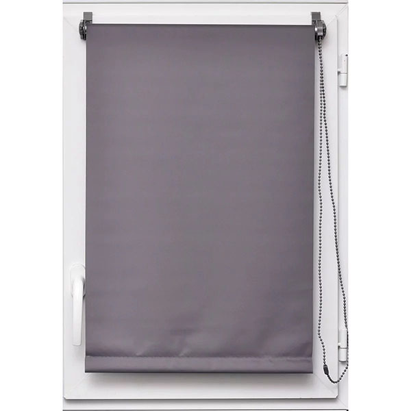 CLIPETFIX STORE ENROULEUR OCCULTANT GRIS GRAFITE 90X180