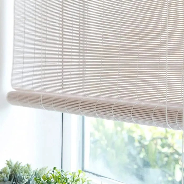 OCRES STORE ENROULEUR BAMBOU NATUREL BLANC 120X250