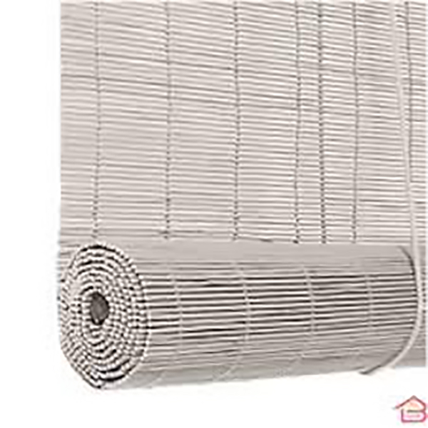 OCRES STORE ENROULEUR BAMBOU NATUREL BLANC 120X175