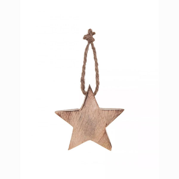 SUJET DE NOEL BOIS ETOILE DS JAR BO