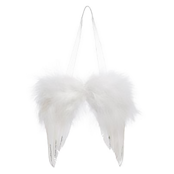 SUJET DE NOEL PLUME AILE ANGE 11X15CM