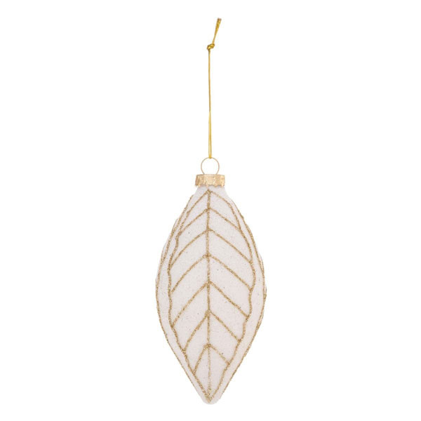 SUJET DE NOEL VERRE 14CM GOUTTE PAILL