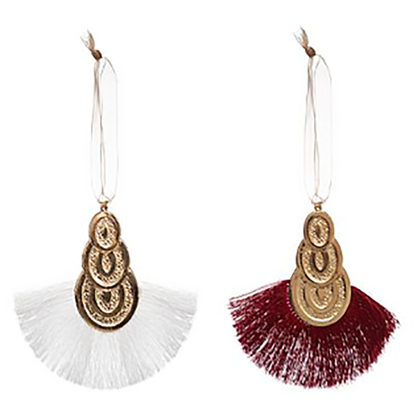 SUJET DE NOEL PAMPILLE METAL X2